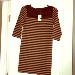 Forever 21 brown and black dress